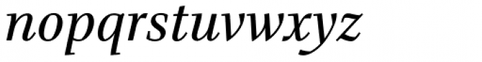 Bridge Text Regular Italic Font LOWERCASE