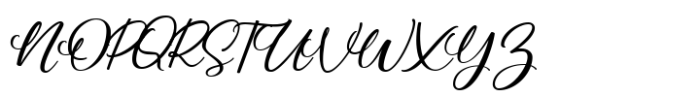 Bridney Signature Font UPPERCASE