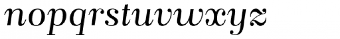 Bridone Light Italic Font LOWERCASE