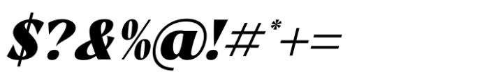 Briegal Italic Font OTHER CHARS