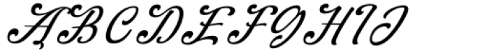 Briella Script Italic Font UPPERCASE