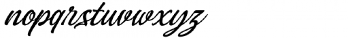 Briella Script Italic Font LOWERCASE
