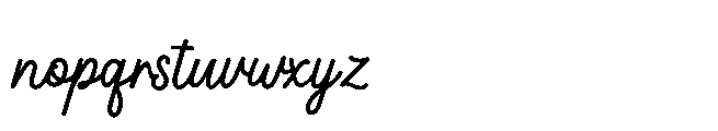 Brielle Font LOWERCASE