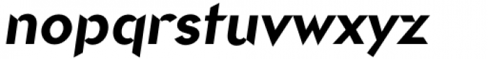Briery Bold Oblique Font LOWERCASE
