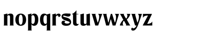 Briets Heavy Font LOWERCASE