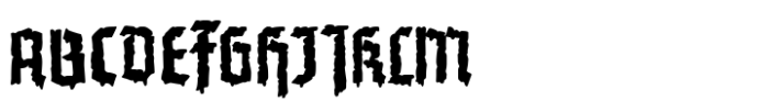 Brigada Terminal Fat Black Font UPPERCASE