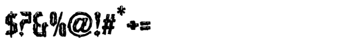 Brigada Terminal Fat Font OTHER CHARS