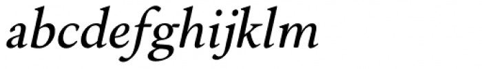 Brigade Medium Italic Font LOWERCASE