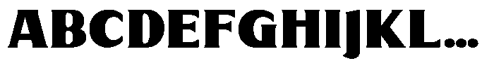 Brigane Black Font UPPERCASE