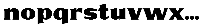 Brigane Black Font LOWERCASE