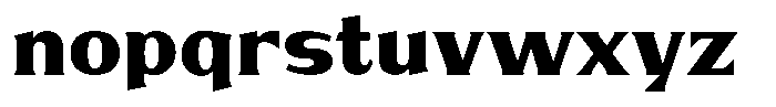 Brigane Bold Font LOWERCASE