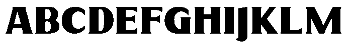 Brigane Extra Bold Font UPPERCASE