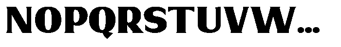 Brigane Extra Bold Font UPPERCASE