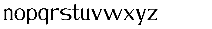 Brigane Extra Light Font LOWERCASE