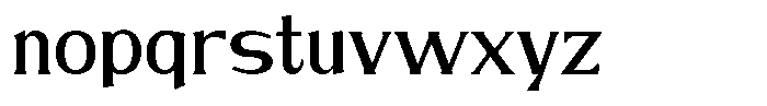 Brigane Light Font LOWERCASE