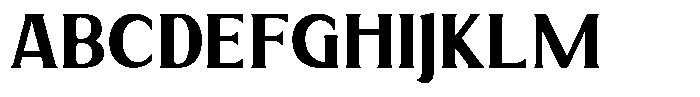Brigane Medium Font UPPERCASE