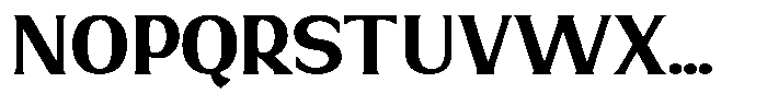 Brigane Medium Font UPPERCASE