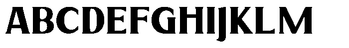 Brigane Semi Bold Font UPPERCASE