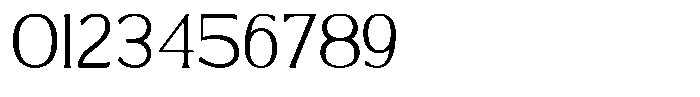 Brigane Thin Font OTHER CHARS