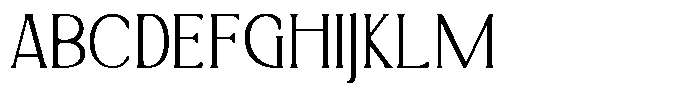 Brigane Thin Font UPPERCASE