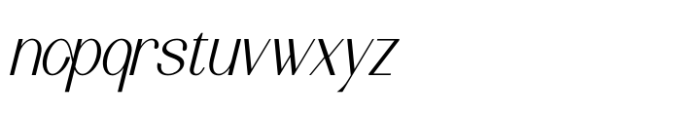 Brigebe Italic Font LOWERCASE