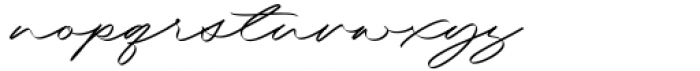 Brigend Signature Regular Font LOWERCASE