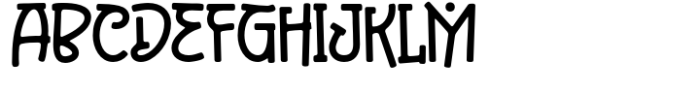 Brigend Font UPPERCASE