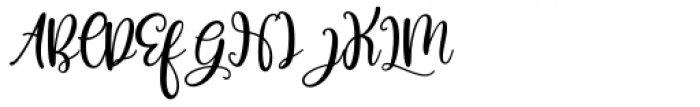 Brighain Script Regular Font UPPERCASE