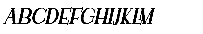 Brighas Oblique Font UPPERCASE