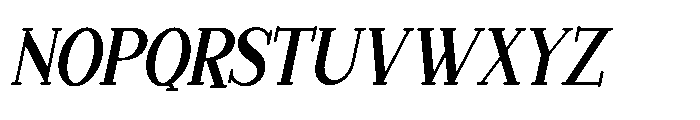 Brighas Oblique Font UPPERCASE