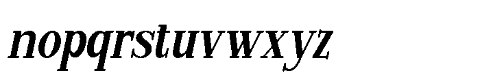 Brighas Oblique Font LOWERCASE