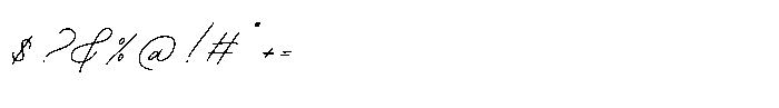 Bright Charm Script Font OTHER CHARS