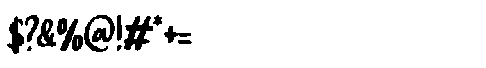 Bright Daylight Font OTHER CHARS