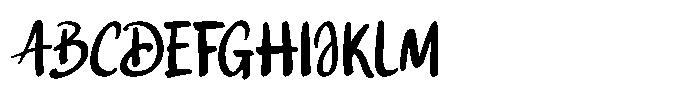 Bright Daylight Font UPPERCASE