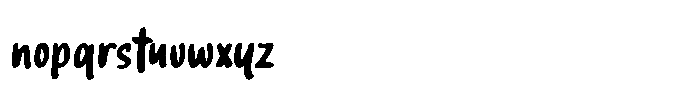 Bright Daylight Font LOWERCASE