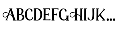 Bright Elegance Font UPPERCASE