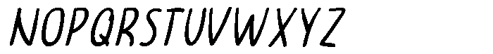 Bright Flow Italic Font UPPERCASE