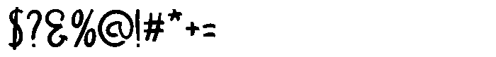 Bright Flow Regular Font OTHER CHARS