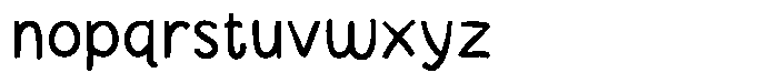 Bright Flow Regular Font LOWERCASE