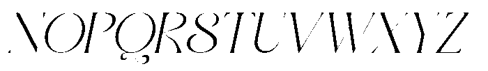 Bright Glitten Italic Font UPPERCASE