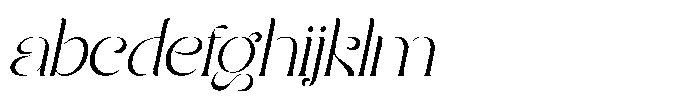Bright Glitten Italic FONT