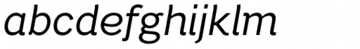 Bright Grotesk Book Italic Font LOWERCASE