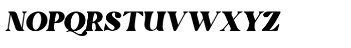 Bright Italic Font UPPERCASE