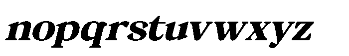 Bright Kondi Italic Font LOWERCASE