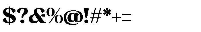 Bright Kondi Regular Font OTHER CHARS