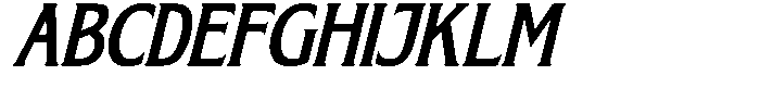 Bright Renew Italic Font UPPERCASE