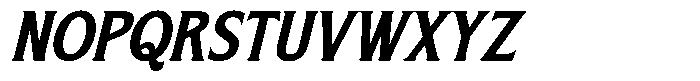 Bright Renew Italic Font LOWERCASE