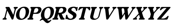 Bright Rustic Italic Font UPPERCASE