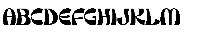 Bright Screen Regular Font UPPERCASE