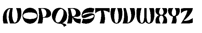 Bright Screen Regular Font UPPERCASE